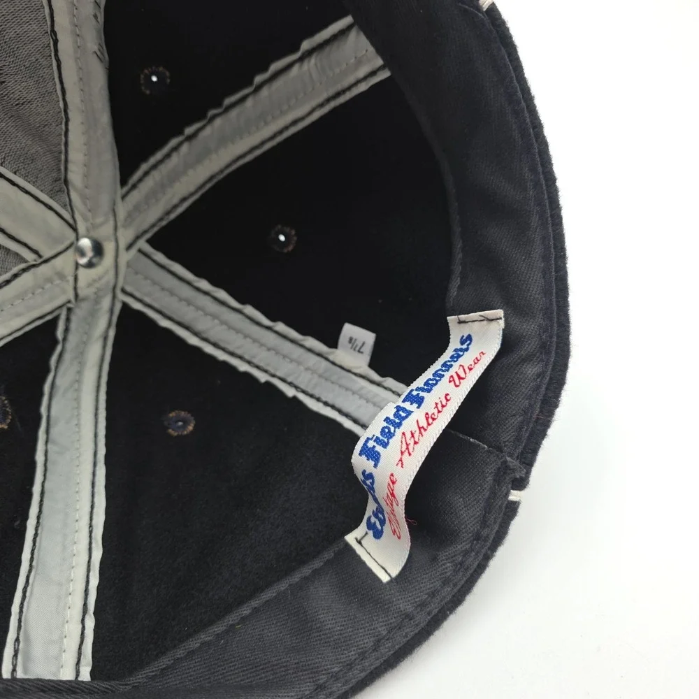 Ebbets Field Flannels fitted hat cap 7 3/4 letter P rare Ballcap Baseball